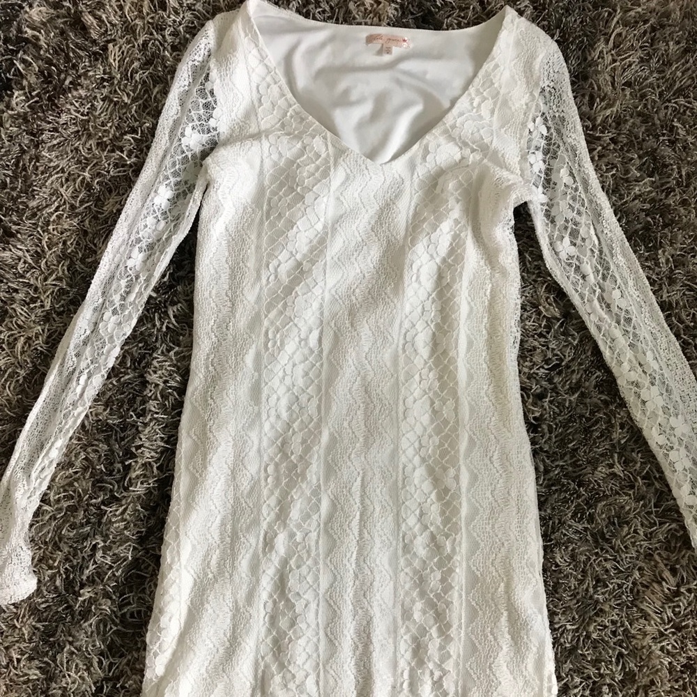 Lace dress white